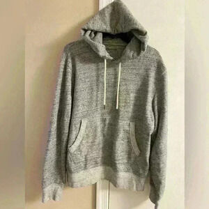 Madewell‎ sweatshirt hooded heather grey slouchy Medium